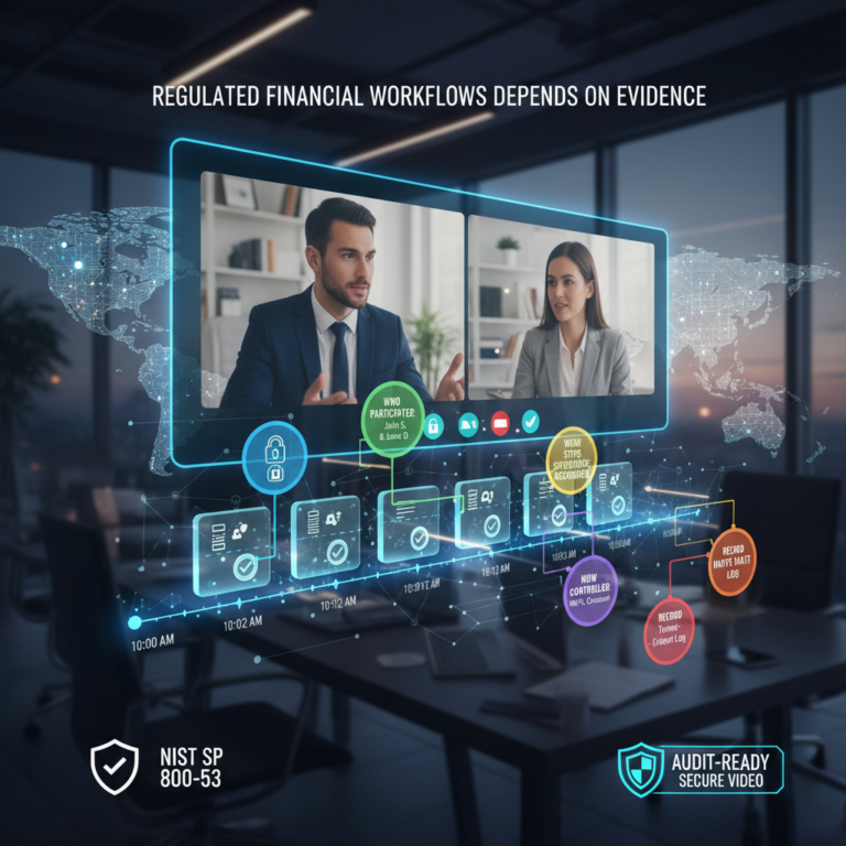 How Secure Video Creates Audit-Ready Trails for Regulated Financial Workflows